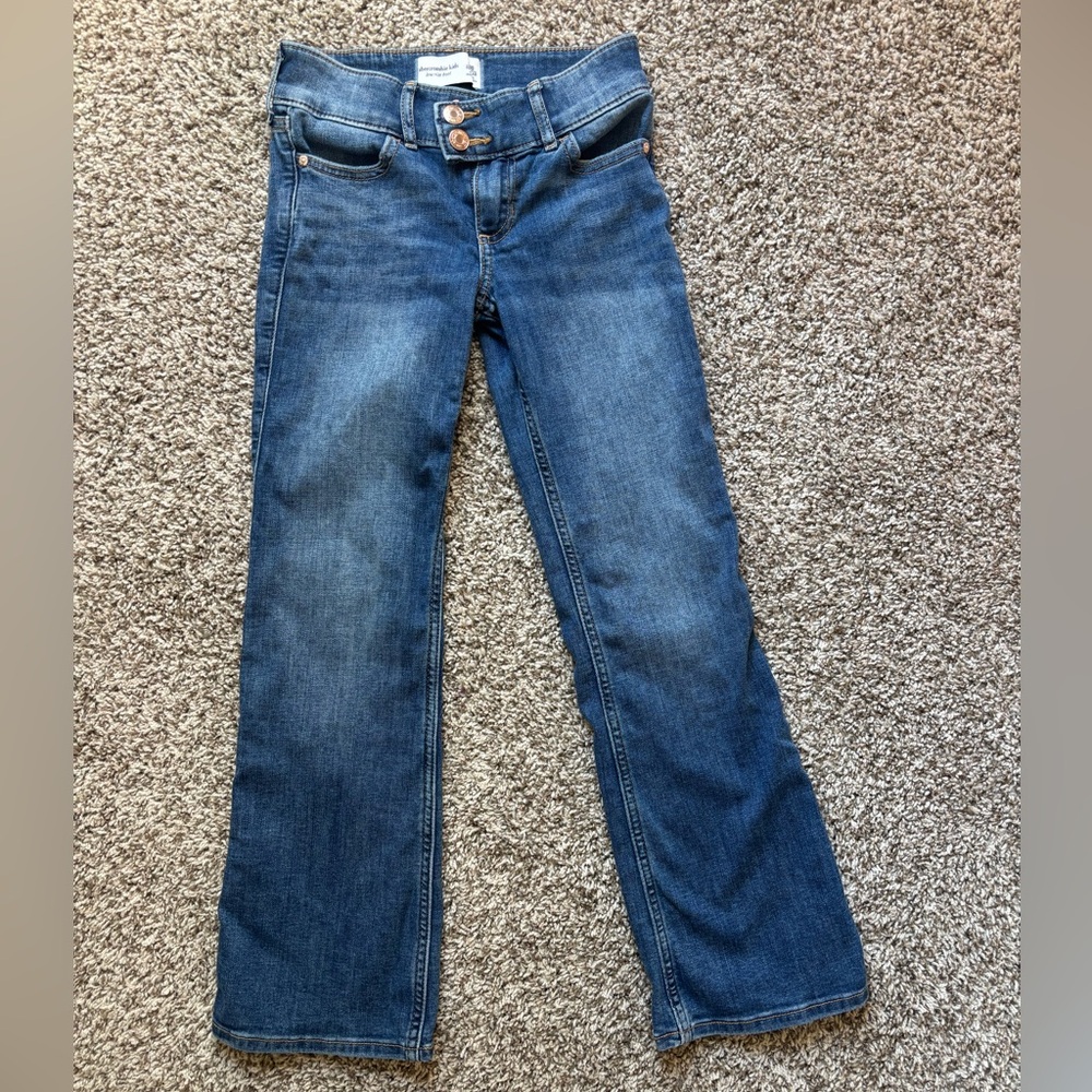 Abercrombie Girls Lowrise Bootcut Jeans Size 9/10